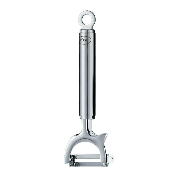 R√∂sle Stainless Steel Wide Crosswise Swivel Peeler, 1.5-inch