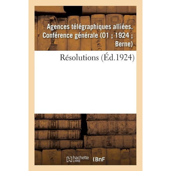 Résolutions (Paperback)