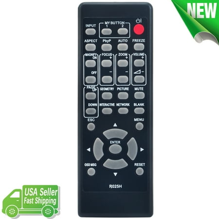 R025H Replacement Remote Control for Hitachi LCD Projector CP-EX303 CP-EX353