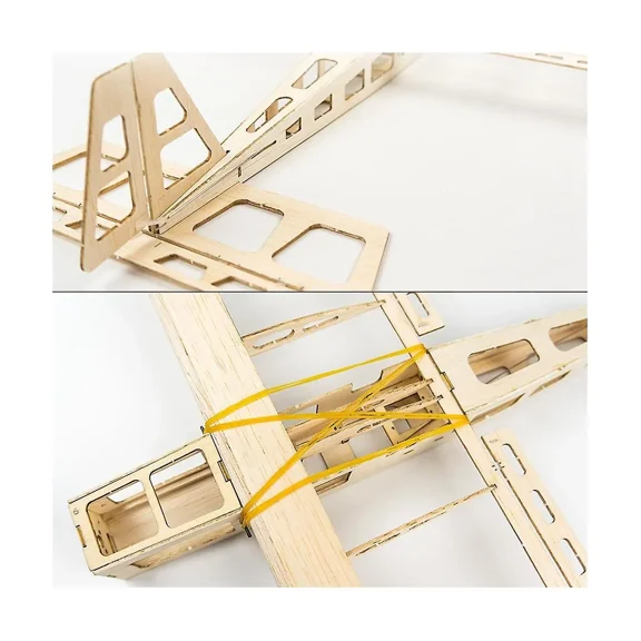 R03 Stick-06 Airplane 580mm Wingspan Balsa Wood Diy Electric Aircraft Rc Flying Toy Version Unassem