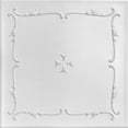 thumbnail image 1 of R05-Spring Buds Pre-Painted Foam Glue-up Ceiling Tile in Ultra Pure White - Satin(Behr) (21.6 Sq. ft / Pack) - 8 Pieces, 1 of 4