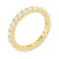 thumbnail image 1 of R08210G-C01-06 Goldtone Cubic Zirconia Eternity Band, Size 6, 1 of 1
