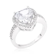 R08351R-C01-08 Valentine Heart Ring, Size - 8
