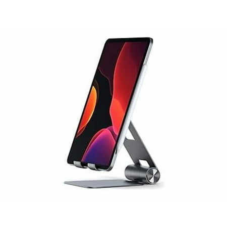 Satechi - R1 Aluminum Multi-Angle Foldable Tablet Stand - Compatible with iPad Pro, iPad Air, iPad Mini, iPhones and tablets - Space Gray