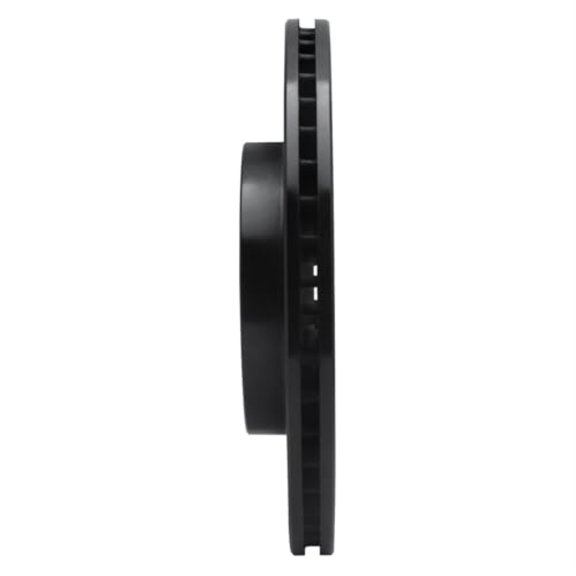 R1 Concepts Brake Rotor Drilled and Slotted Black ECB-03055L