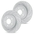 thumbnail image 1 of R1 Concepts Drilled and Slotted Carbon Coated Disc Brake Rotor Set WBPN1-63055, 1 of 5