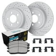 thumbnail image 1 of R1 Concepts Drilled and Slotted Carbon Coated Disc Brake Rotor Set with Euro Ceramic Pads and Hardware WBTH1-63026, 1 of 3
