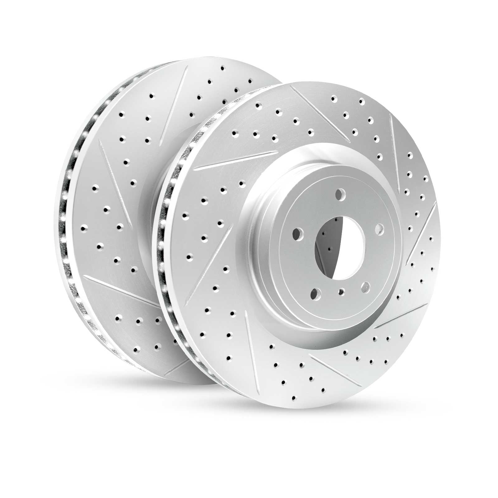 R1 Concepts Front Brake Rotor Kit |Brake Rotors| Brake Disc |Drilled and Slotted WBPN1-54057