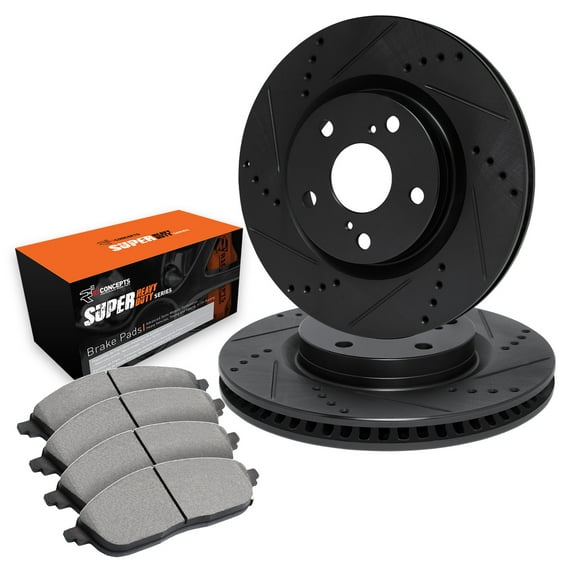 R1 Concepts Front Brakes and Rotors| Automotive Replacement Brake Kits| Front Optimum OEp Brake Pads and Rotors Kit| Fits 2014-2021 Ram ProMaster 2500, ProMaster 3500