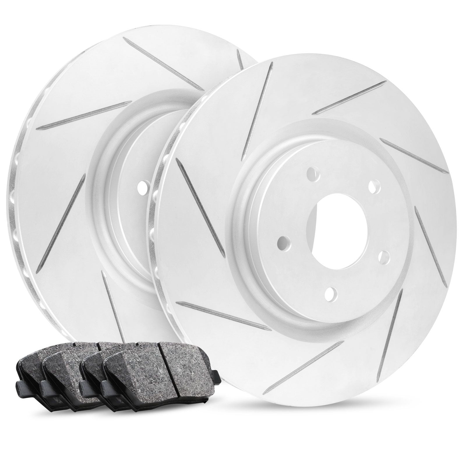 R1 Concepts Front Brakes and Rotors Kit |Front Brake Pads| Brake Rotors and  Pads| Ceramic Brake Pads and Rotors |fits 2014-2021 Jeep Cherokee,