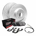 thumbnail image 1 of R1 Concepts Front Brakes and Rotors Kit |Front Brake Pads| Brake Rotors and Pads| Performance Off-Road Brake Pads and Rotors | Hardware Kit and Sensor WBVS1-63001, 1 of 5