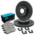 thumbnail image 1 of R1 Concepts Front Brakes and Rotors| Hardware Included| Front Ceramic Brake Pads and Rotors Kit| Fits 1994-2001 Acura Integra; 1993-1995 Honda Civic, 1 of 7