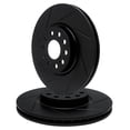 thumbnail image 1 of R1 Concepts Slotted Black Disc Brake Rotor Set WCPN1-03014, 1 of 3