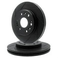 thumbnail image 1 of R1 Concepts Slotted Black Disc Brake Rotor Set WCPN1-48001, 1 of 3