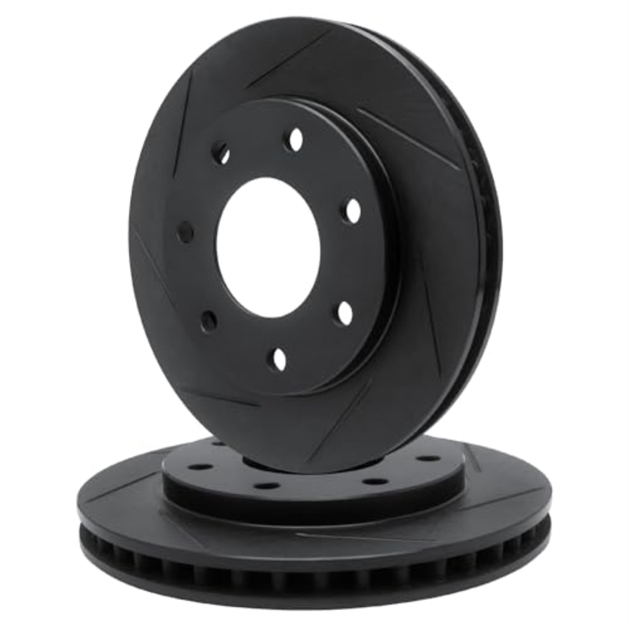 R1 Concepts Slotted Black Disc Brake Rotor Set WCPN1-54092
