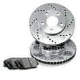 thumbnail image 1 of R1 Concepts Front Brakes and Rotors Kit |Front Brake Pads| Brake Rotors and Pads| Ceramic Brake Pads and Rotors |fits 1987-1990 Mitsubishi Van, 1 of 7