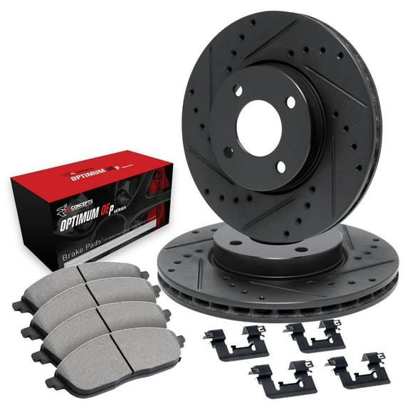R1 Concepts Front Brakes and Rotors Kit