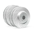 thumbnail image 1 of R1 Concepts Drilled and Slotted Carbon Coated Disc Brake Rotor Set WBPN2-46001, 1 of 5