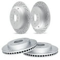 thumbnail image 1 of R1 Concepts Drilled and Slotted Carbon Coated Disc Brake Rotor Set WBPN2-93000, 1 of 5