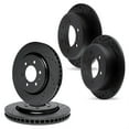 thumbnail image 1 of R1 Concepts Drilled and Slotted Black Disc Brake Rotor Set WHPN2-54337, 1 of 5
