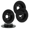 thumbnail image 1 of R1 Concepts Drilled and Slotted Black Disc Brake Rotor Set WHPN2-63039, 1 of 5
