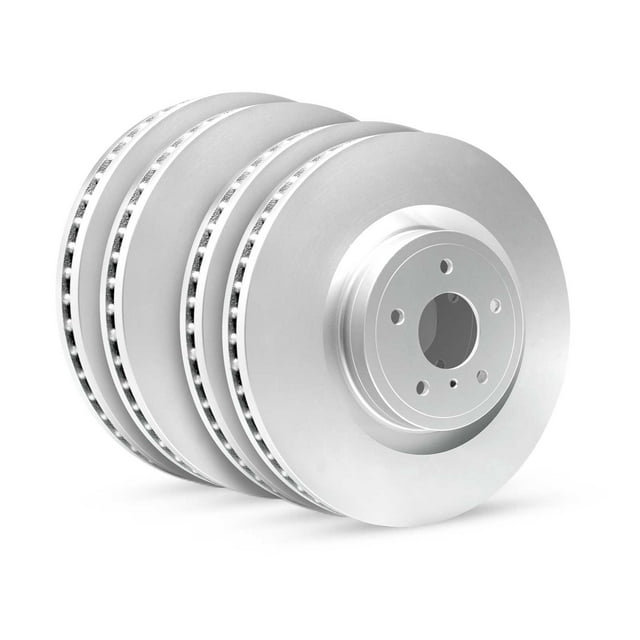 R1 Concepts Front Rear Brake Rotor Kit |Brake Rotors| Brake Disc WJPN2-48034