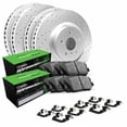 thumbnail image 1 of R1 Concepts Front Rear Brakes and Rotors Kit |Front Rear Brake Pads| Brake Rotors and Pads| Performance Sport Brake Pads and Rotors| Hardware Kit|fits 2013-2017 Honda Accord, 1 of 5