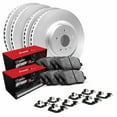 thumbnail image 1 of R1 Concepts Front Rear Brakes and Rotors Kit |Front Rear Brake Pads| Brake Rotors and Pads| Optimum OEp Brake Pads and Rotors |Hardware Kit WDUH2-63074, 1 of 5