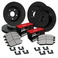 thumbnail image 1 of R1 Concepts Drilled and Slotted Black Disc Brake Rotor Set with Optimum Oe Pads and Hardware WHUH2-39042, 1 of 5