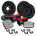 thumbnail image 1 of R1 Concepts Drilled and Slotted Black Disc Brake Rotor Set with Optimum Oe Pads and Hardware WHUH2-76149, 1 of 5