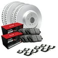 thumbnail image 1 of R1 Concepts Front Rear Brakes and Rotors Kit |Front Rear Brake Pads| Brake Rotors and Pads| Optimum OEp Brake Pads and Rotors |Hardware Kit WJUH2-74035, 1 of 2