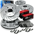 thumbnail image 1 of R1 Concepts Front Rear Brakes and Rotors Kit |Front Rear Brake Pads| Brake Rotors and Pads| Optimum OEp Brake Pads and Rotors |Hardware Kit|fits 1997-1999 Chevrolet P30, 1997-1999 GMC P3500, 1 of 7
