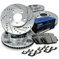 thumbnail image 1 of R1 Concepts Front Rear Brakes and Rotors Kit |Front Rear Brake Pads| Brake Rotors and Pads| Semi Metallic Brake Pads and Rotors |Hardware Kit|fits 2015-2021 Lexus RC F, 2016-2020 Lexus GS F, 1 of 7
