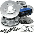 thumbnail image 1 of R1 Concepts Front Rear Brakes and Rotors Kit |Front Rear Brake Pads| Brake Rotors and Pads| Semi Metallic Brake Pads and Rotors |Hardware and Sensor Kit|fits 1994-1995 BMW 540i, 1 of 7