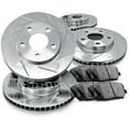 thumbnail image 1 of R1 Concepts Front Rear Brakes and Rotors Kit |Front Rear Brake Pads| Brake Rotors and Pads| Semi Metallic Brake Pads and Rotors |fits 2003-2005 Land Rover Range Rover, 1 of 6