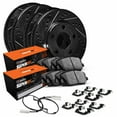 thumbnail image 1 of R1 Concepts WHXS2-40014 Front Rear Brakes and Rotors, Super Duty, (4) Brake Rotors, (8) Brake Pads, Hardware Kit and Sensor, 1 of 3