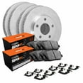 thumbnail image 1 of R1 Concepts Front Rear Brakes and Rotors Kit |Front Rear Brake Pads| Brake Rotors and Pads| Super Duty Brake Pads and Rotors| Hardware Kit WFXH2-48442, 1 of 3