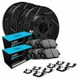 thumbnail image 1 of R1 Concepts Front Rear Brakes and Rotors Kit |Front Rear Brake Pads| Brake Rotors and Pads| Ceramic Brake Pads and Rotors |Hardware Kit WHWH2-27032, 1 of 5