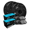 thumbnail image 1 of R1 Concepts Front Rear Brakes and Rotors Kit |Front Rear Brake Pads| Brake Rotors and Pads| Ceramic Brake Pads and Rotors WHWN2-11004, 1 of 5