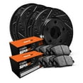 thumbnail image 1 of R1 Concepts Front Rear Brakes and Rotors Kit |Front Rear Brake Pads| Brake Rotors and Pads| Super Duty Brake Pads and Rotors WHXN2-48138, 1 of 3