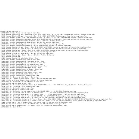 R1 Concepts Rear Brake Rotor Kit