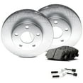 thumbnail image 1 of R1 Concepts Rear Brake Kit For 2015 Mercedes Benz SLK250; 2012-2016 Mercedes Benz SLK350| Blank Brake Rotors| Ceramic Brake Pads and Rotors Kit|Hardware, Sensor Wire included, 1 of 7