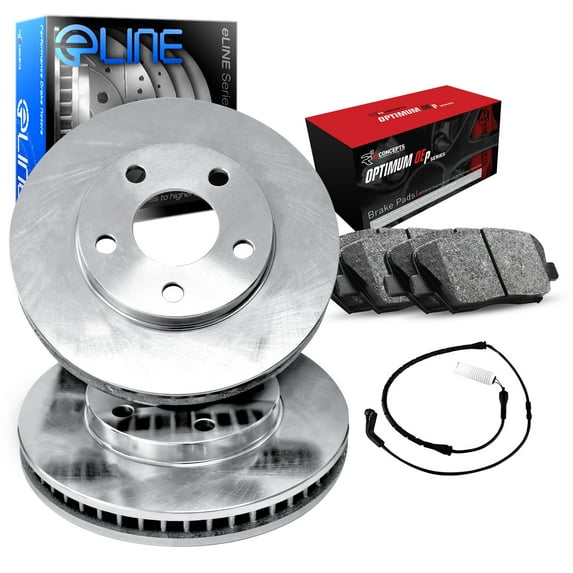 R1 Concepts Rear Brakes and Rotors| Automotive Replacement Brake Kits| Rear Optimum OEp Brake Pads and Rotors Kit| Fits 1983-1986 Porsche 944