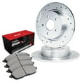 thumbnail image 1 of R1 Concepts Rear Brakes and Rotors| Automotive Replacement Brake Kits| Rear Optimum OEp Brake Pads and Rotors Kit| Fits 1998-2003 Cadillac Seville, 1 of 6