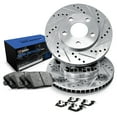 thumbnail image 1 of R1 Concepts Rear Brakes and Rotors| Hardware Included| Rear Semi Met Brake Pads and Rotors Kit| Fits 2002-2004 Audi A6, 1 of 7