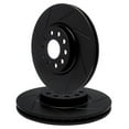 thumbnail image 1 of R1 Concepts Slotted Black Disc Brake Rotor Set WCPN1-21041, 1 of 3