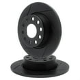 thumbnail image 1 of R1 Concepts Slotted Black Disc Brake Rotor Set WCPN1-27043, 1 of 3