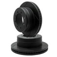 thumbnail image 1 of R1 Concepts Slotted Black Disc Brake Rotor Set WCPN1-54203, 1 of 3