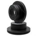 thumbnail image 1 of R1 Concepts Slotted Black Disc Brake Rotor Set WCPN1-54223, 1 of 3