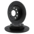 thumbnail image 1 of R1 Concepts Slotted Black Disc Brake Rotor Set WCPN1-73053, 1 of 3